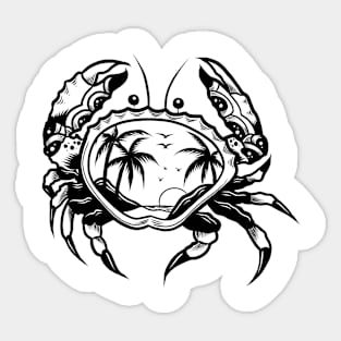 beach crab Sticker